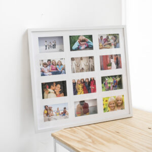 Marco madera 12 fotos de 10x15 cms